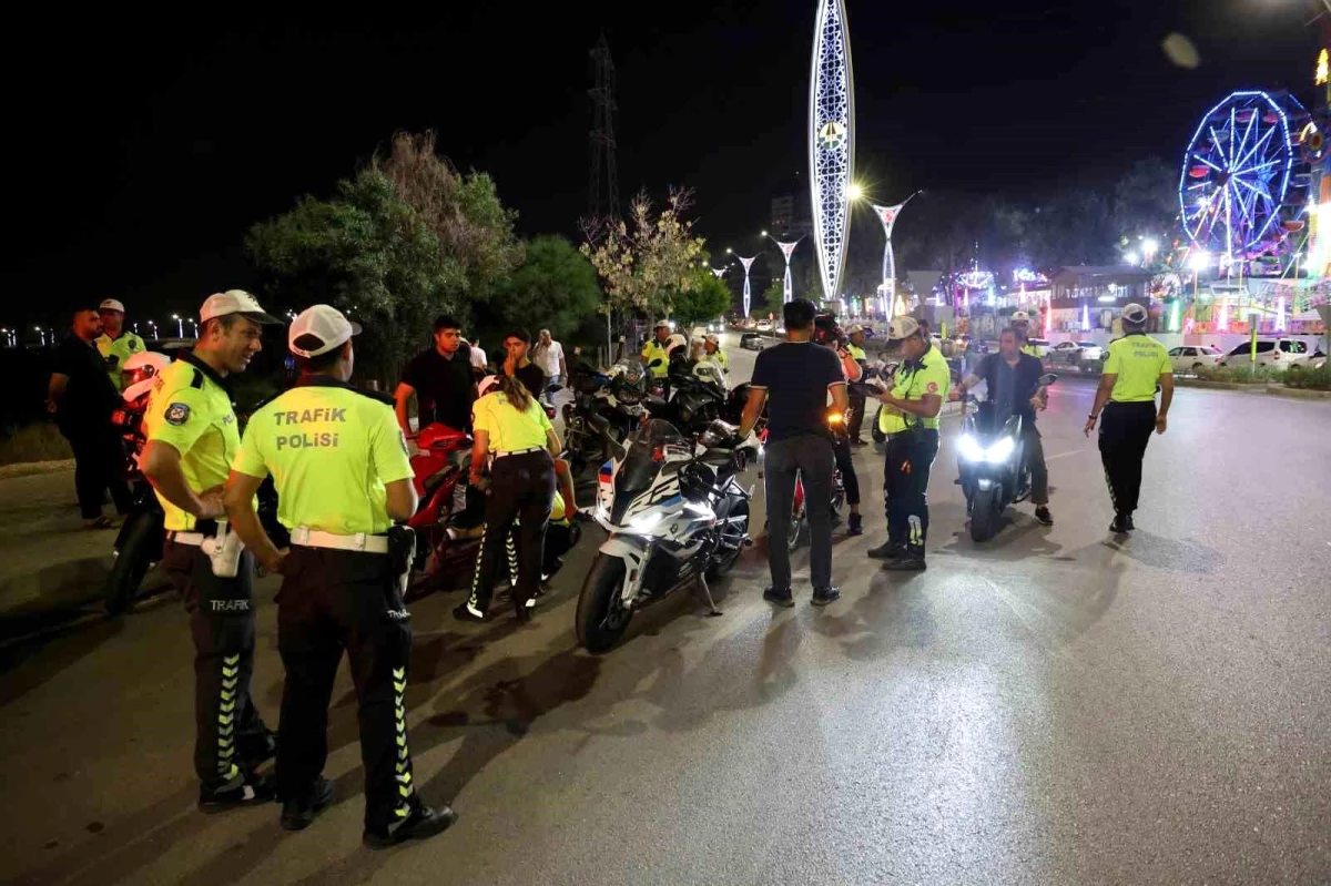 Adana’da Kurallara Uymayan 347 Motosikletliye Cezai İşlem Uygulandı